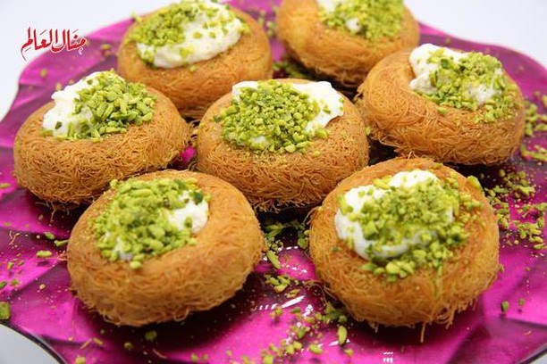 Baked Knafeh Donuts with Pistachio
