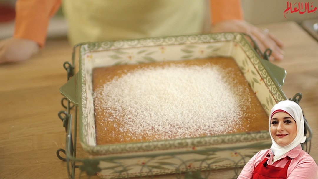 Arabic-Style Coconut Syrup Cake