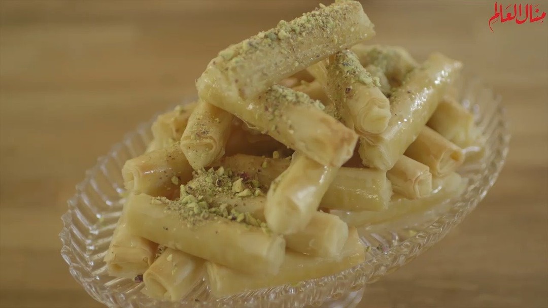 Cream-Filled Filo Fingers
