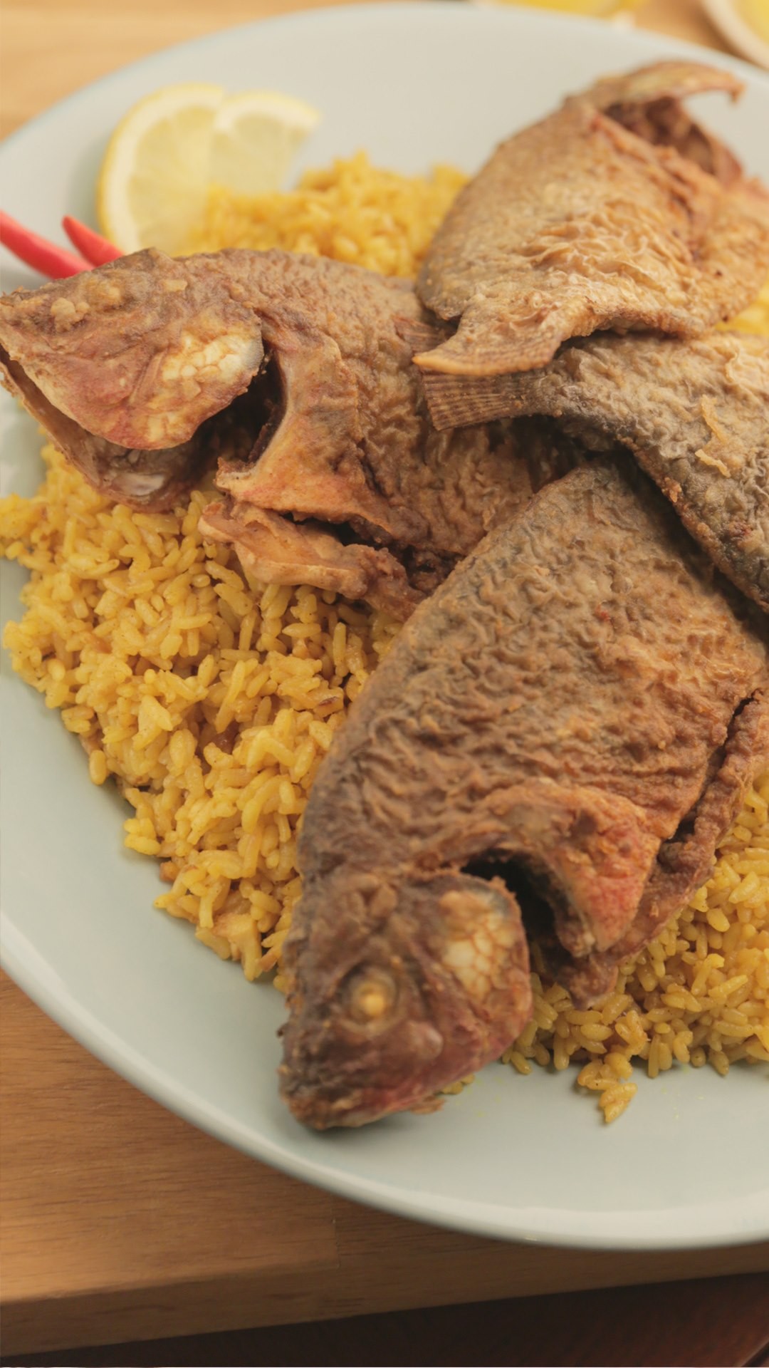 Stuffed Egyptian Fish with Rice