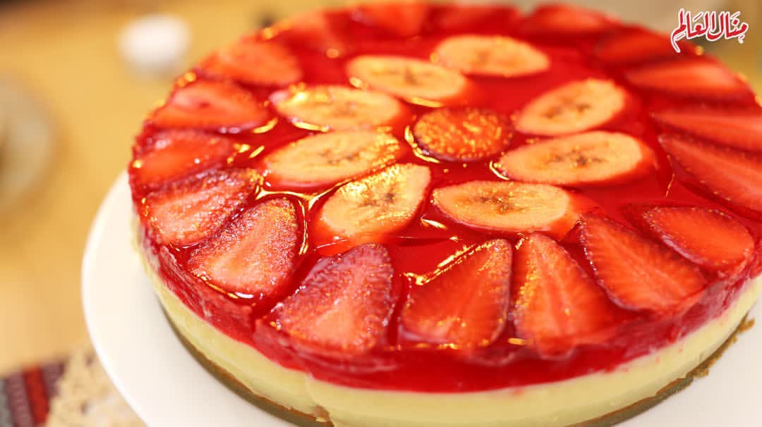 Custard and Jello Cake