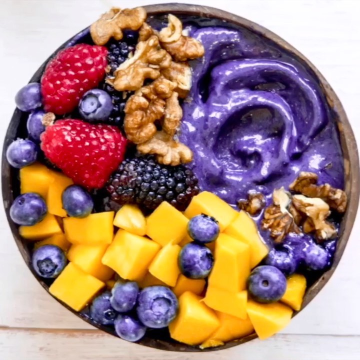 Blueberry Dream Smoothie Bowl with Protein Boost