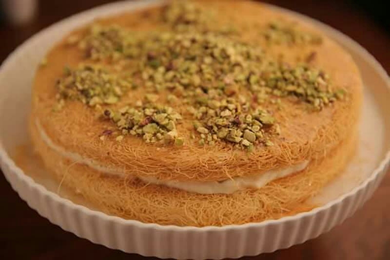 Knafeh Osmalieh Baked in the Oven