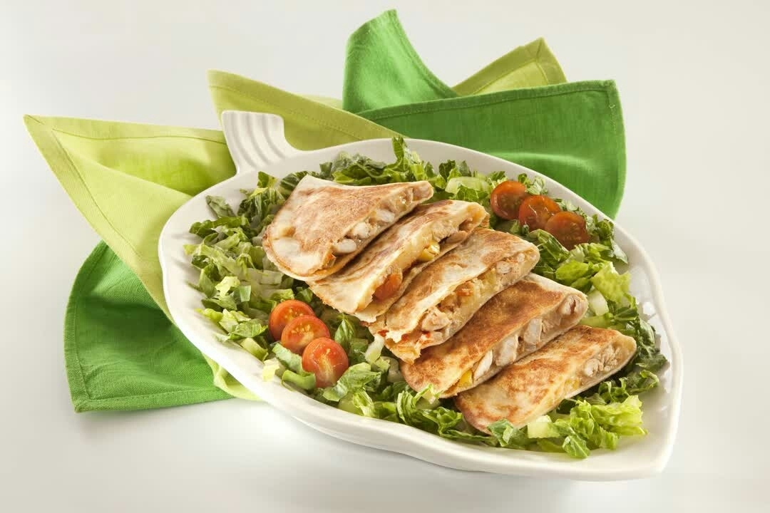 Chicken and Vegetable Stuffed Tortilla