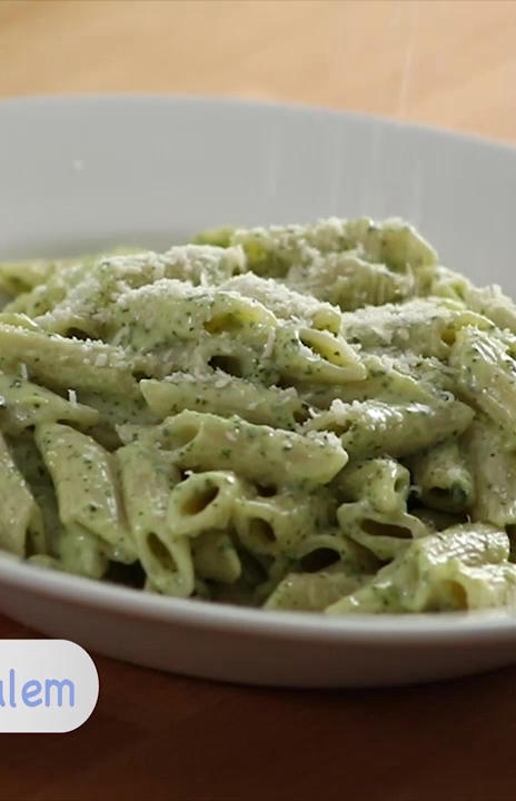 Creamy Pasta with Basil Sauce