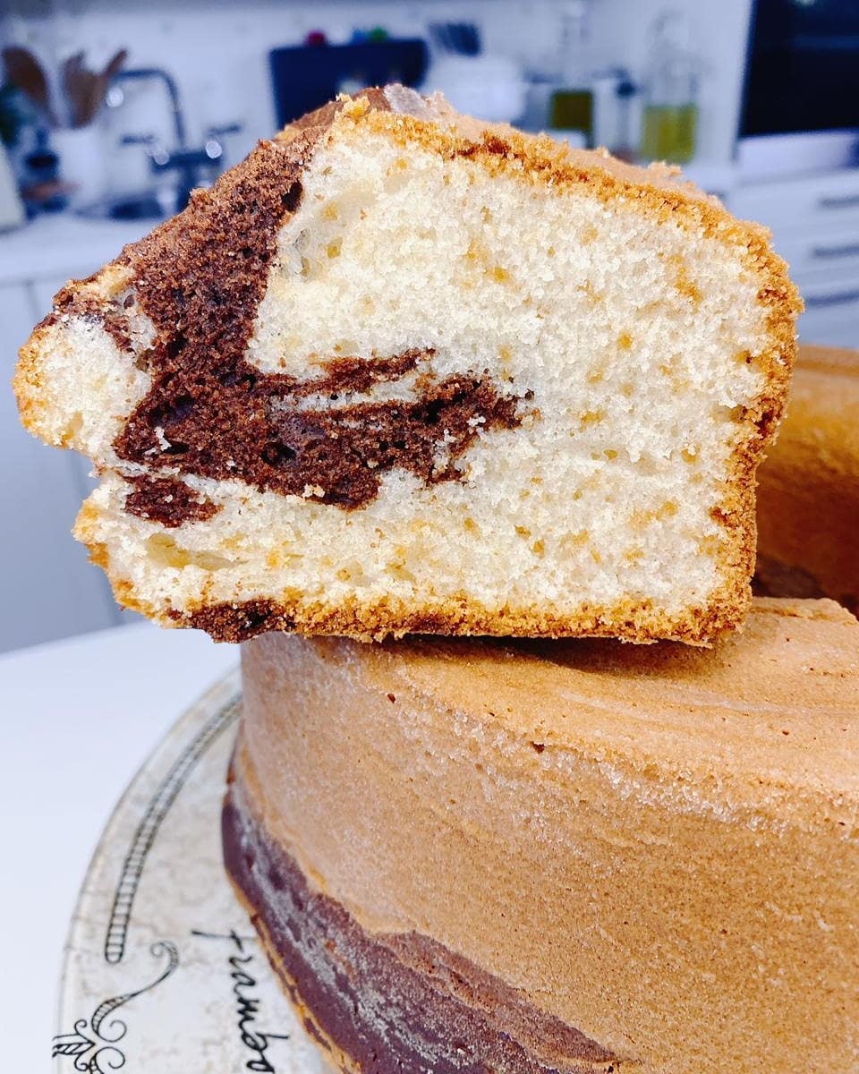 Marble Cake in Blender