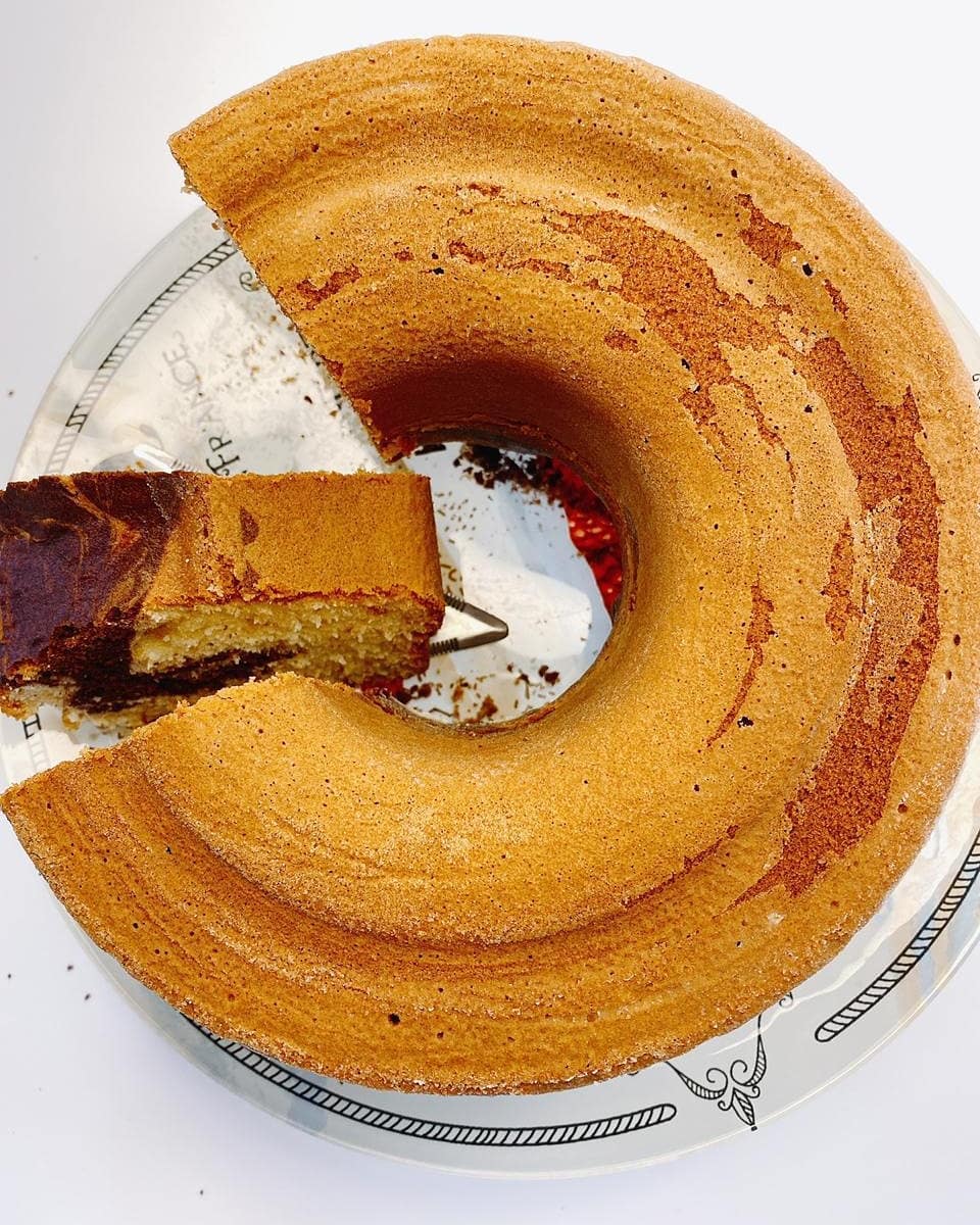 Marble Cake in Blender