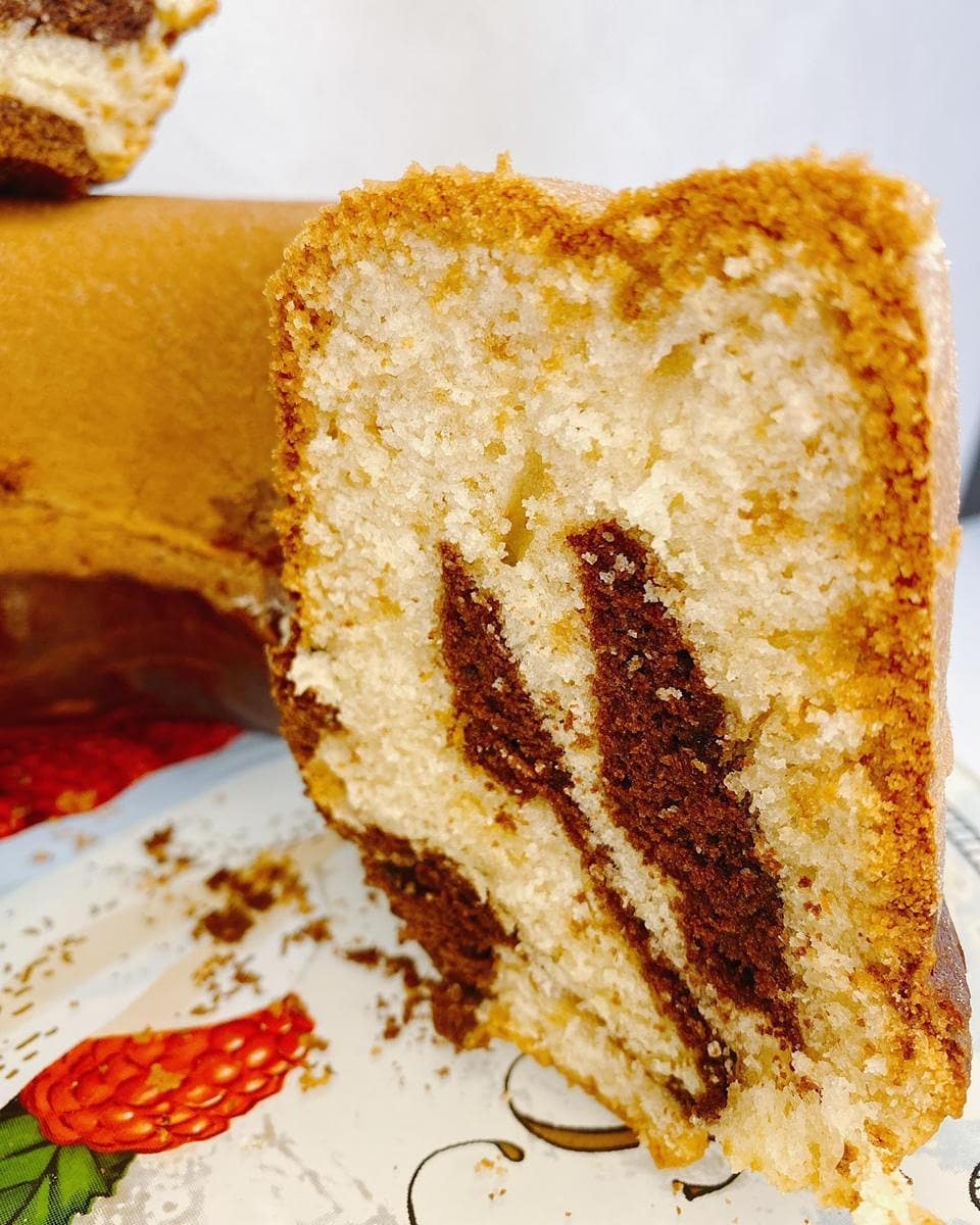 Marble Cake in Blender