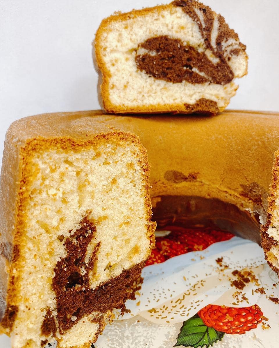 Marble Cake in Blender