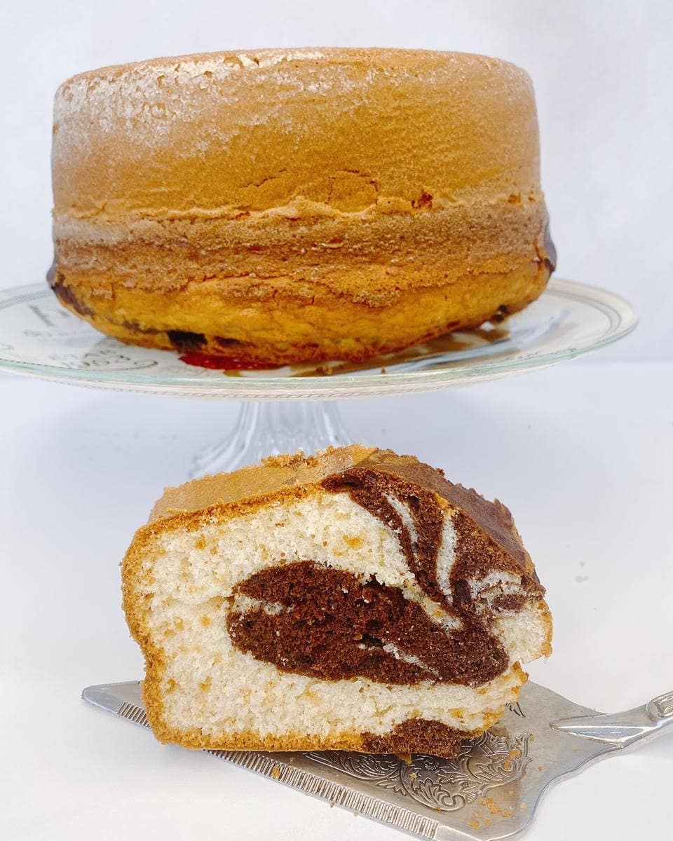 Marble Cake in Blender