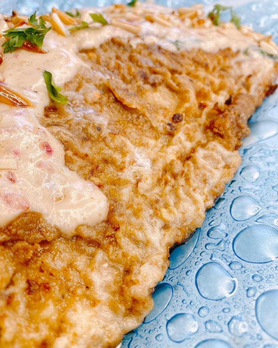 Tripolitanian Spiced Fish with Tahini