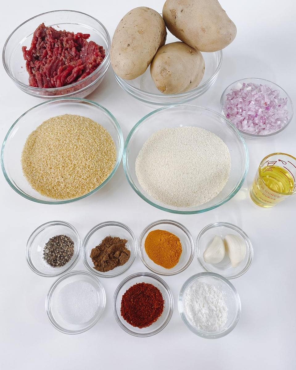 Potato and Bulgur Kibbeh