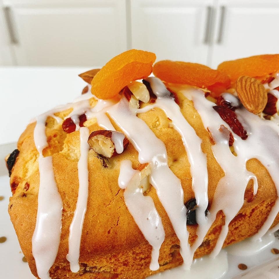Apricot Raisin Nut Cake