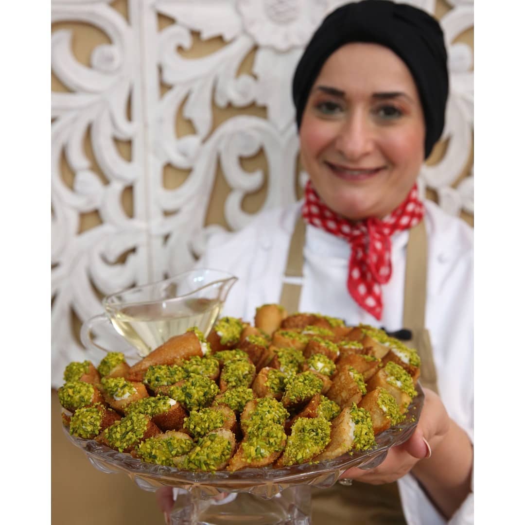 Crunchy Qatayef Middle Eastern Dessert