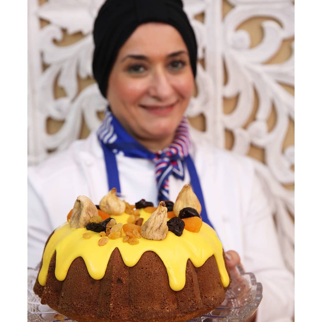 Dried Fruit Cake with Orange Glaze