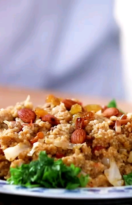 Bulgur Pilaf with Meat and Vegetables
