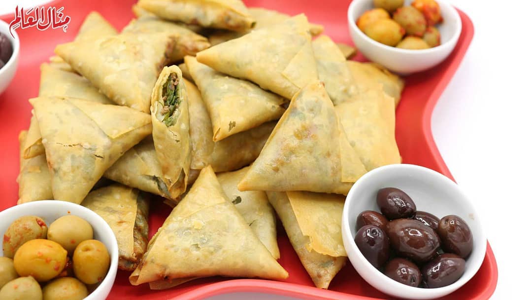 Authentic Saudi Meat-Filled Samosa