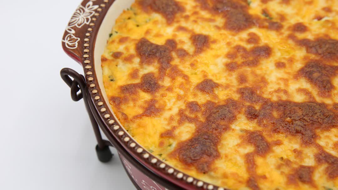 Baked Chicken and Potato Purée Mold