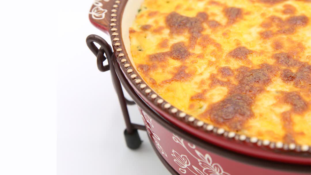 Baked Chicken and Potato Purée Mold