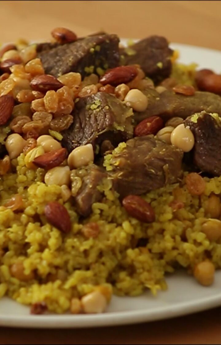 Spiced Meat and Rice Pilaf