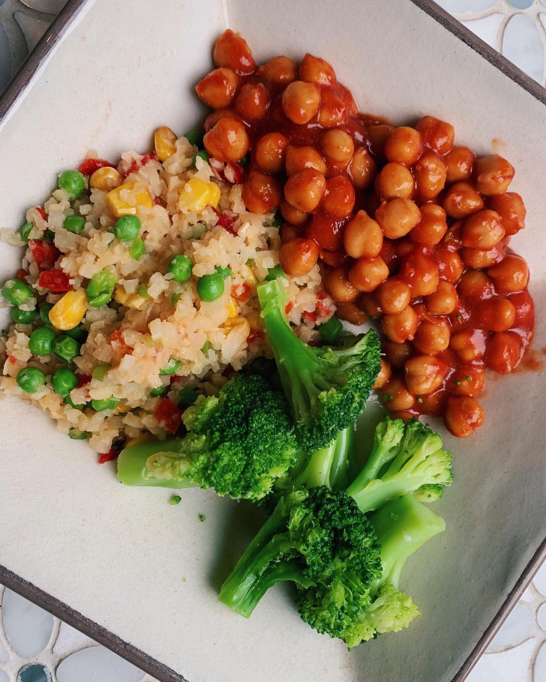 Vegan Sweet and Sour Chickpeas