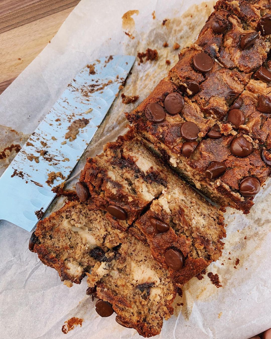 Dairy-Free Cream Cheese Swirl Banana Bread