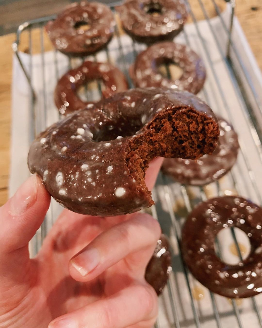 Easy Homemade Vegan Chocolate Glazed Donuts