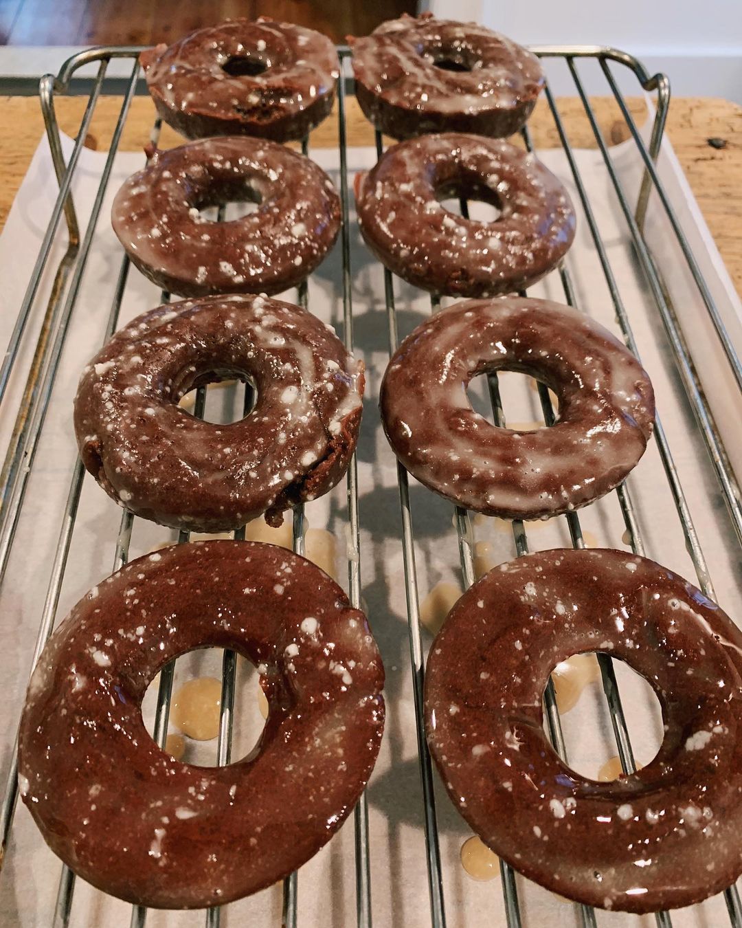 Easy Homemade Vegan Chocolate Glazed Donuts