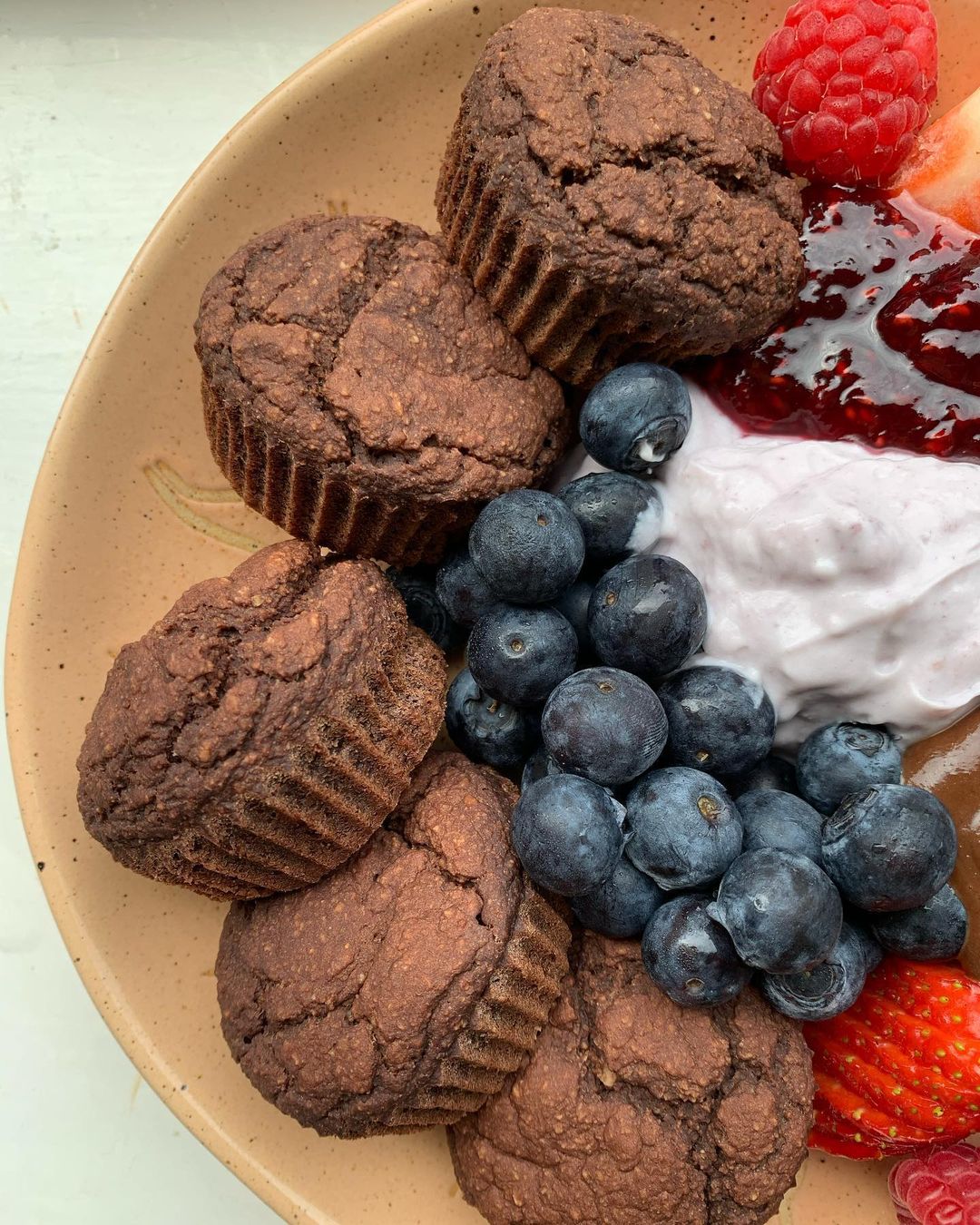 Single Serve Breakfast Chocolate Cupcakes