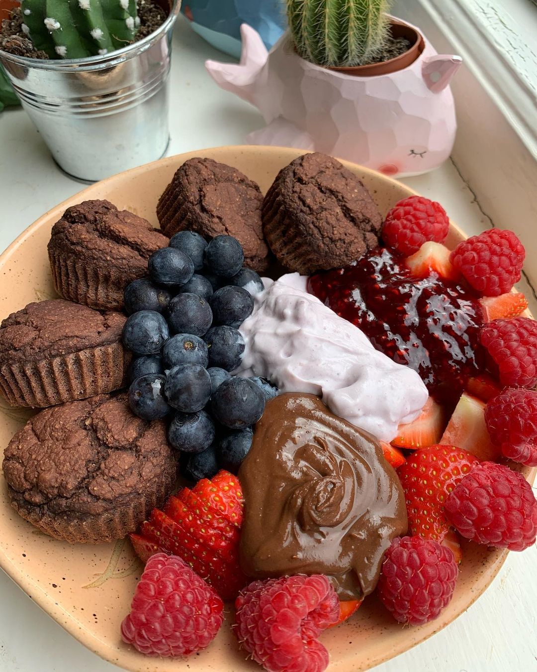 Single Serve Breakfast Chocolate Cupcakes