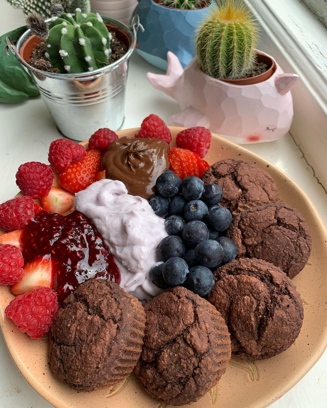 Single Serve Breakfast Chocolate Cupcakes