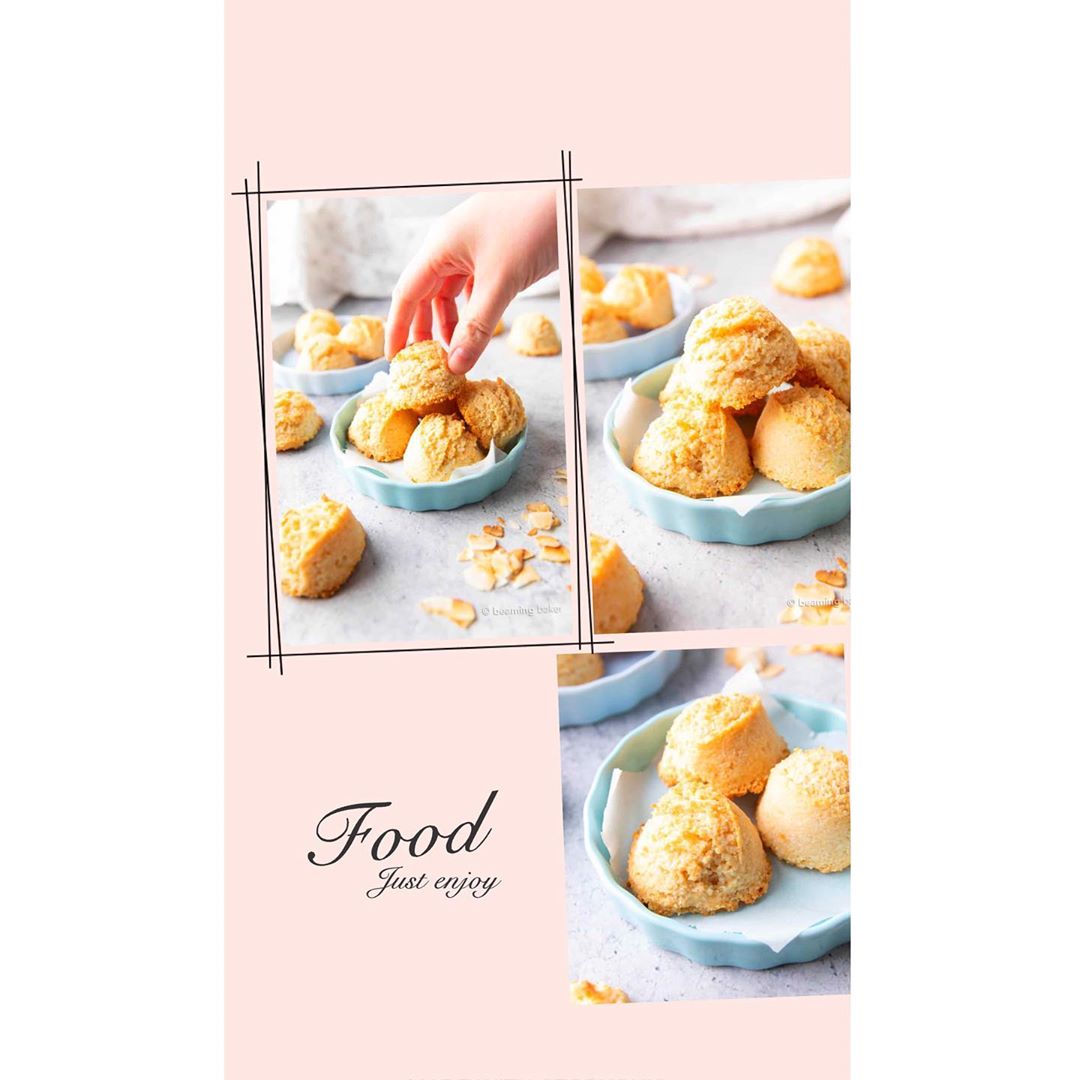 Easy Coconut Macaroons by Beaming Baker