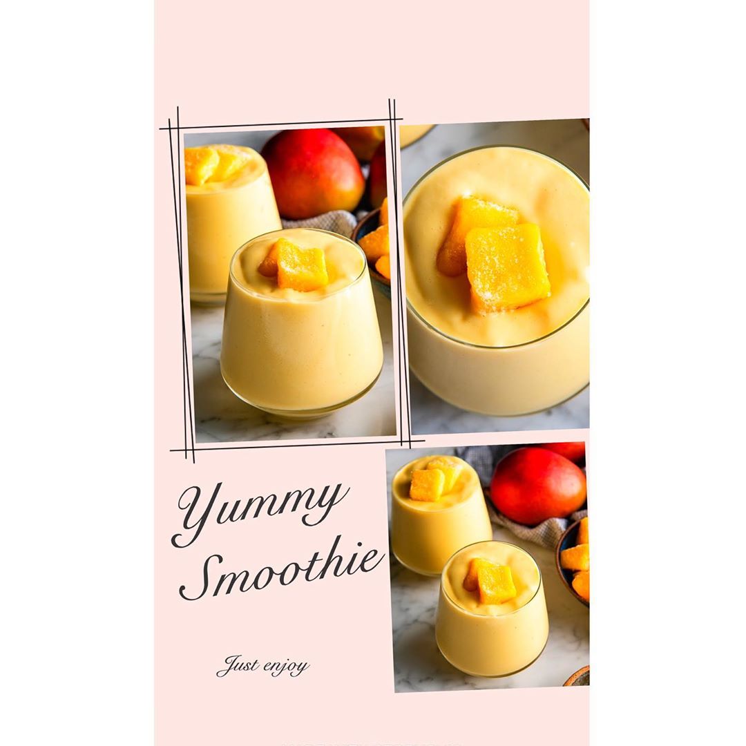 Refreshing Mango Smoothie with Banana and Honey