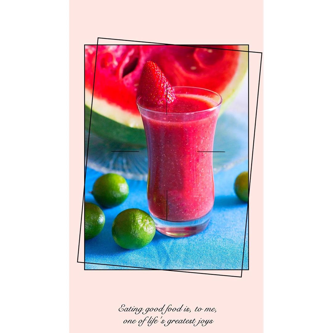 Refreshing Strawberry and Watermelon Smoothie Blend