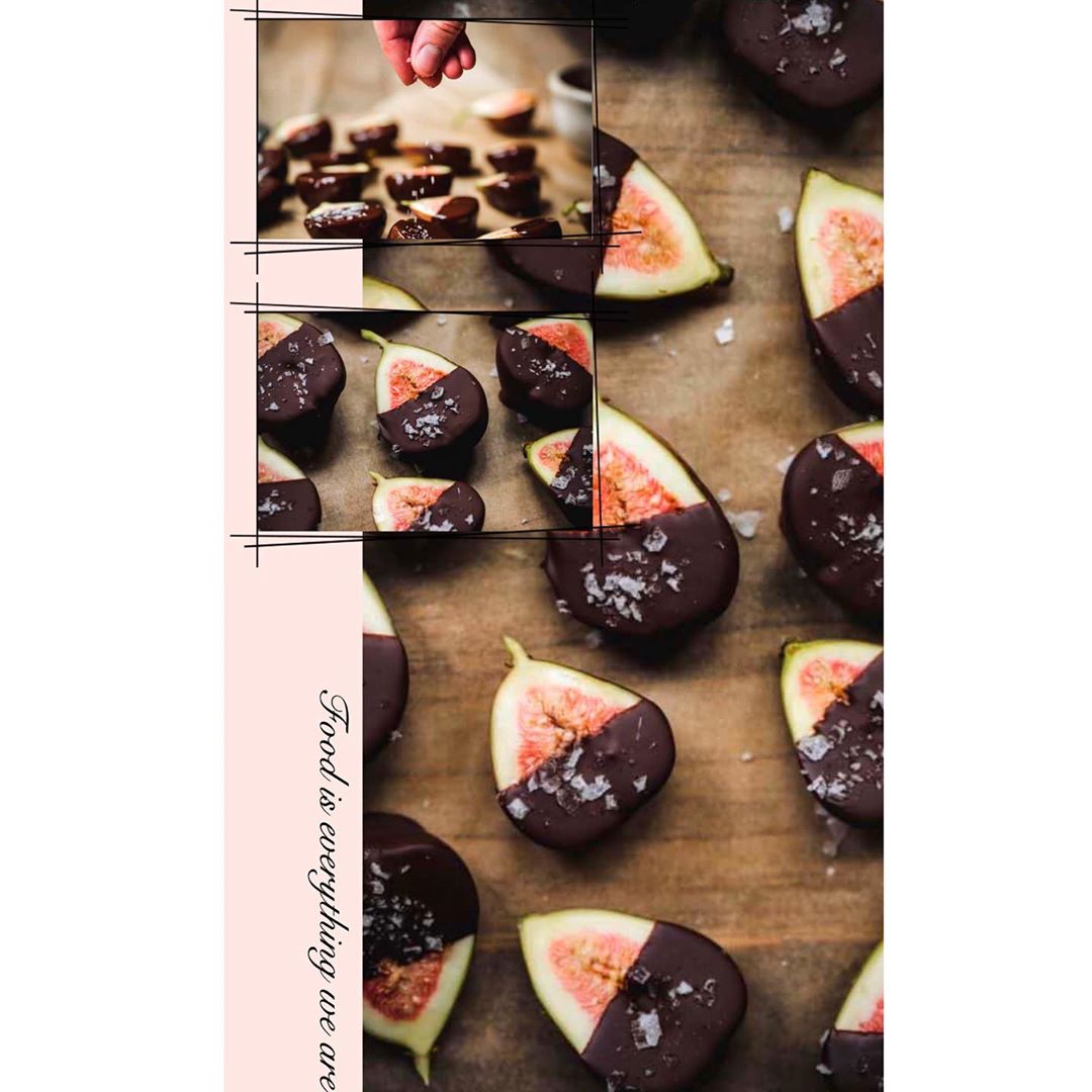 Dark Chocolate Dipped Figs