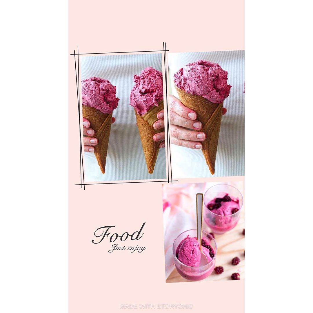 Healthy and Easy Blackberries Ice Cream
