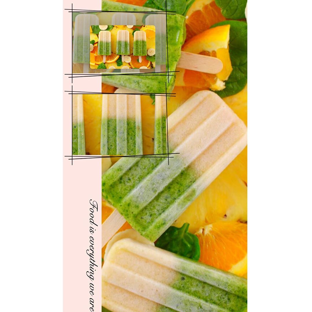 Refreshing Green Smoothie Popsicles with Banana