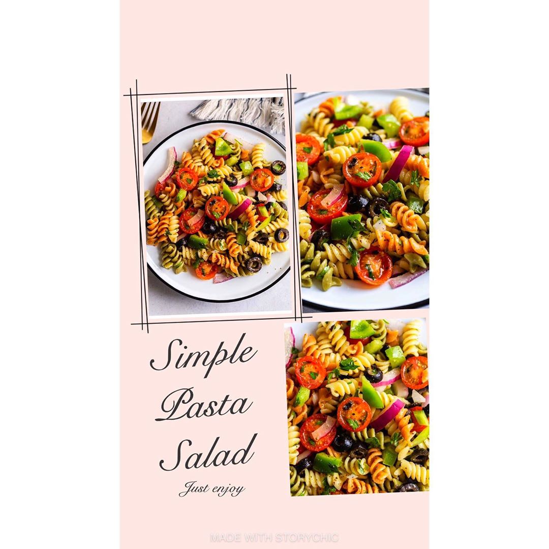 Quick Vegan Pasta Salad with Balsamic Dressing