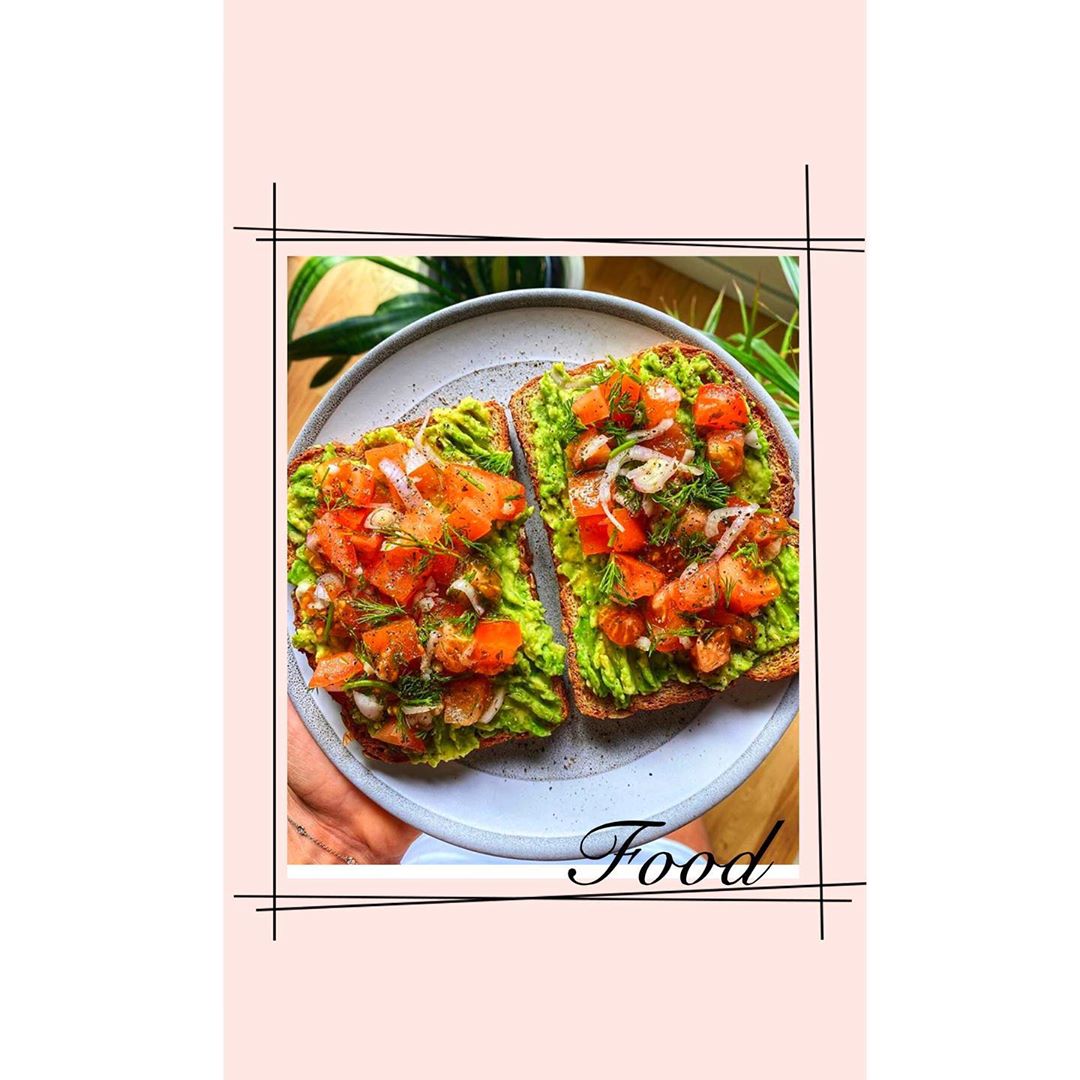 Avocado Toast with Tomato and Herbs
