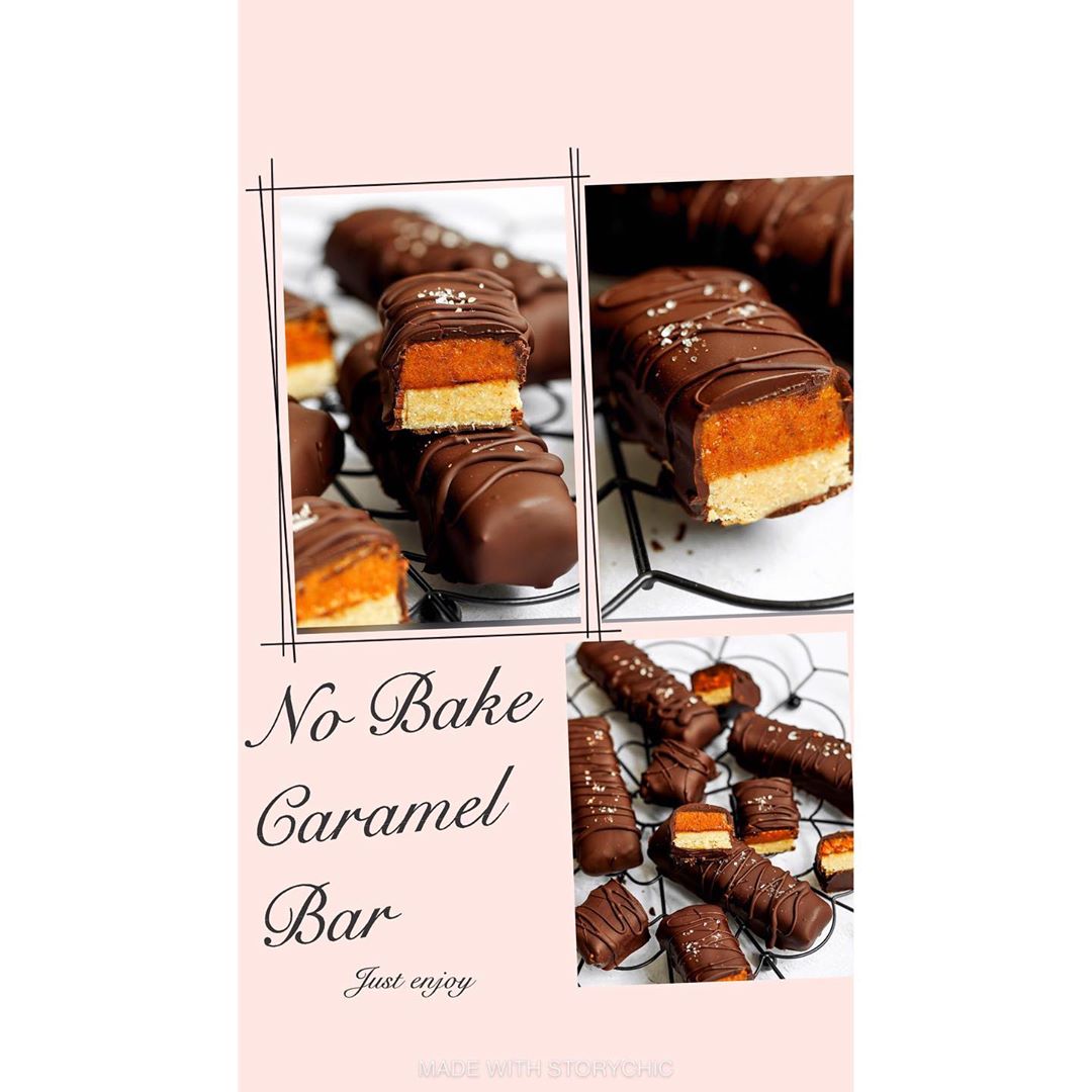 No-Bake Healthy Caramel Bars