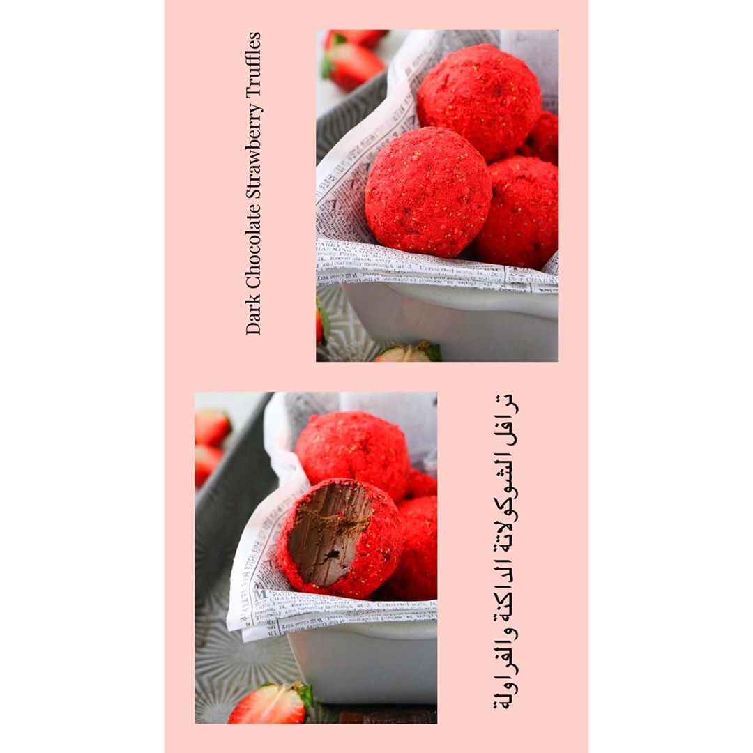 Healthy Chocolate Avocado Strawberry Balls