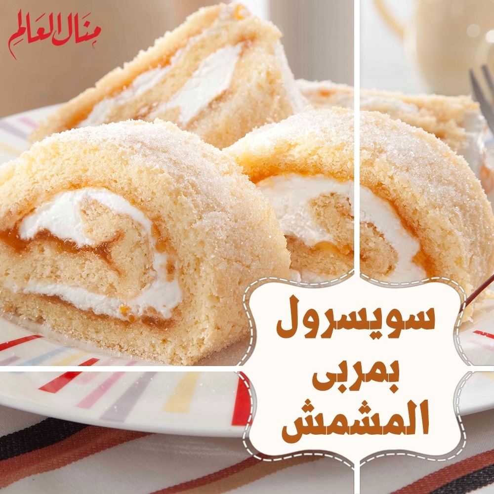 Swiss Roll with Apricot Jam