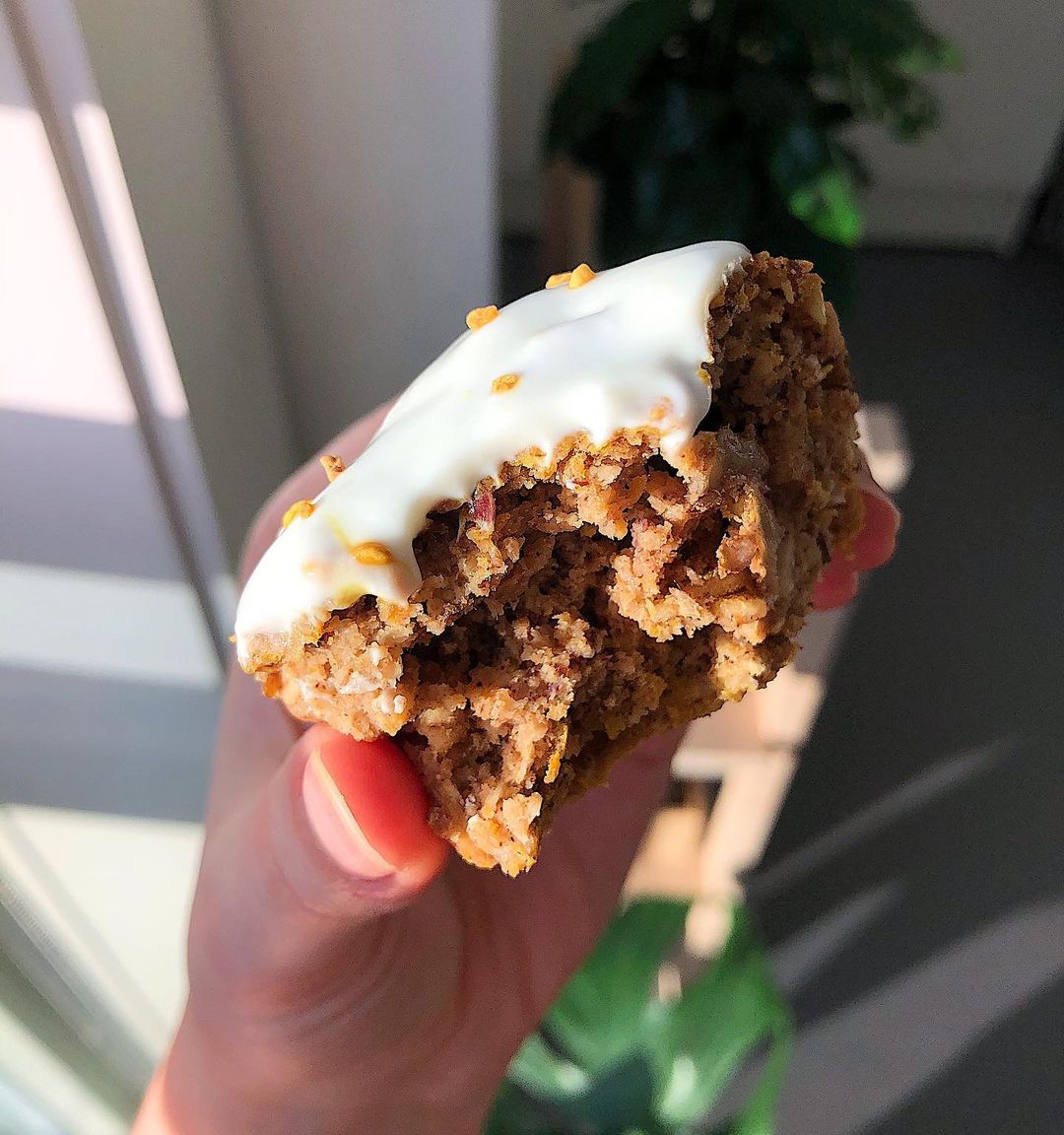 Pumpkin Oat Bars with Lemon Frosting Delight