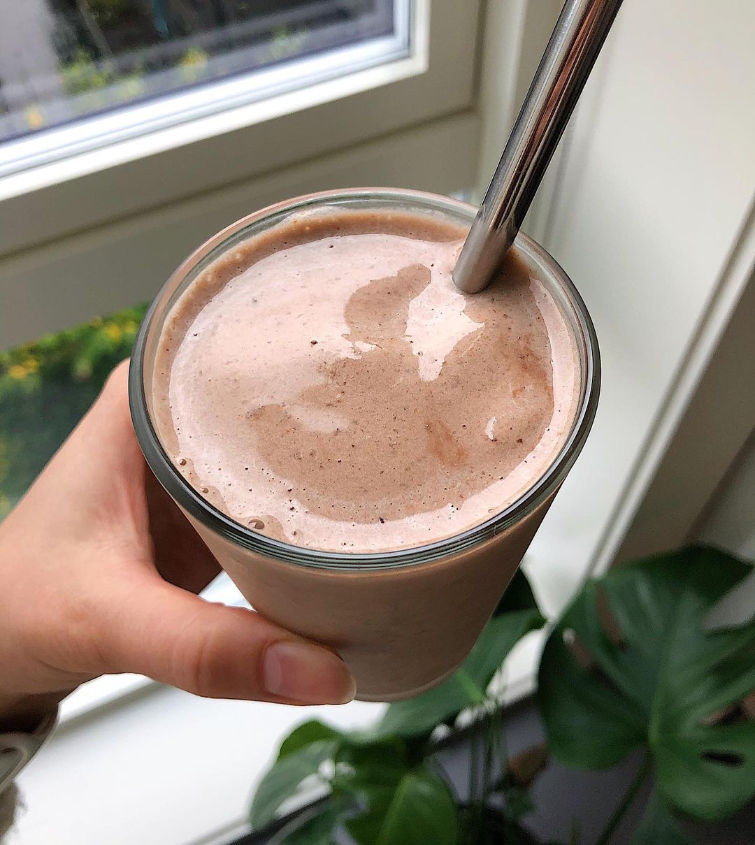 Banana Chocolate Protein Shake for Health and Energy