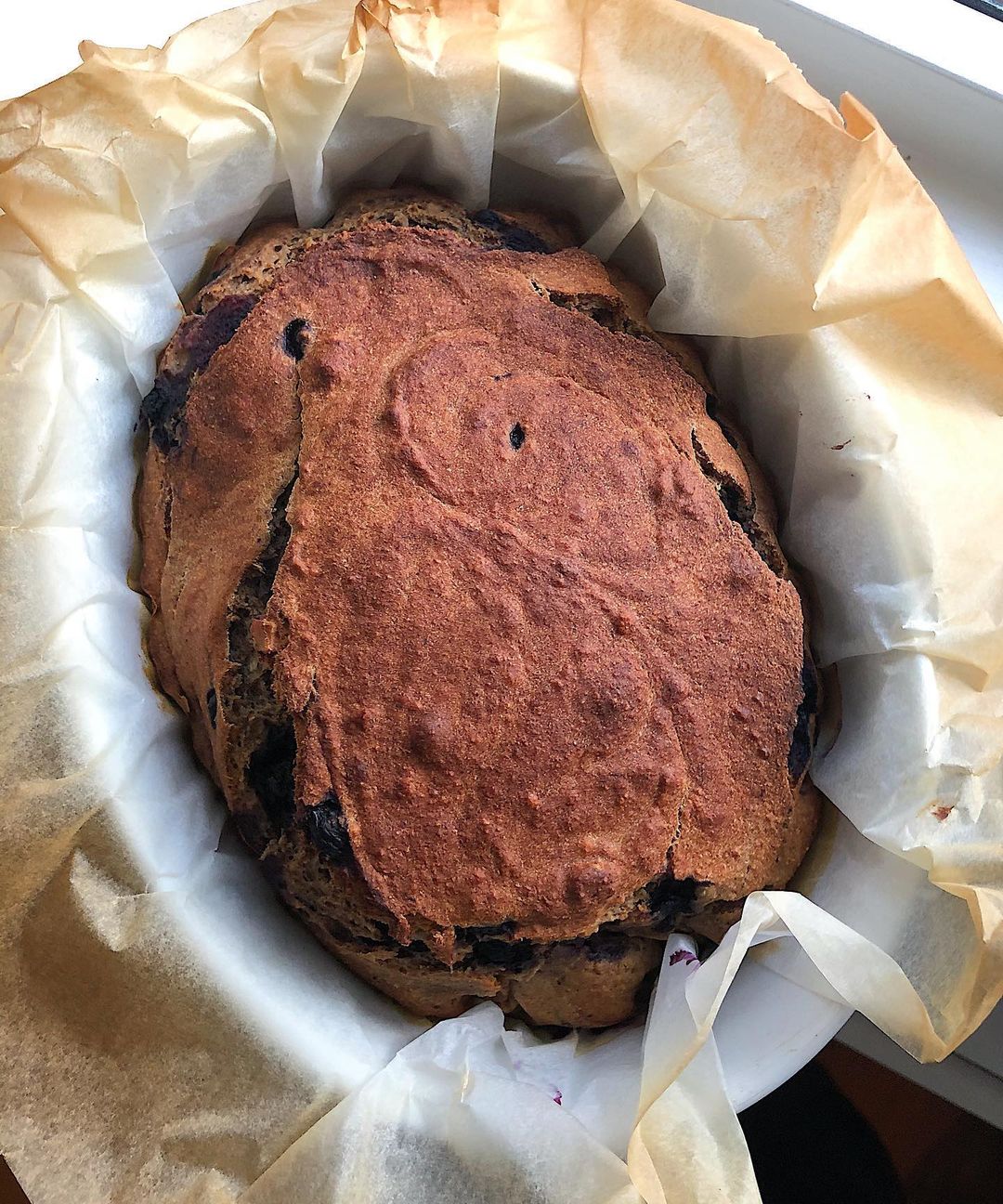 Simple Healthy Blueberry Banana Bread