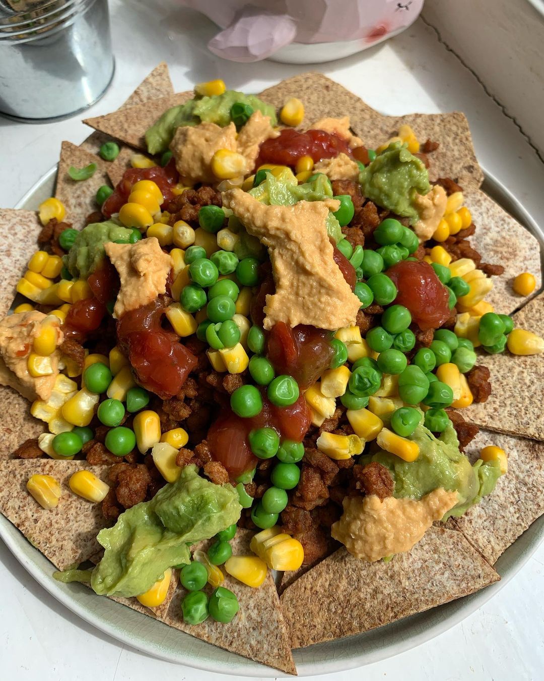 Baked Nachos N Taco Style Mince Mix