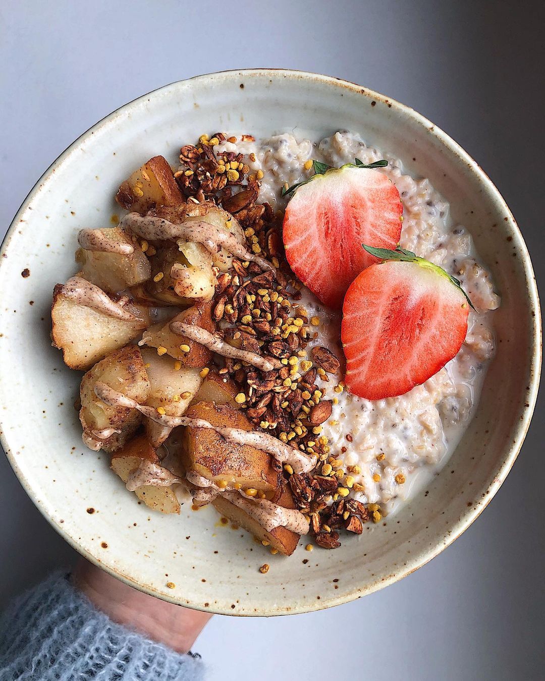 Creamy Coconut Steel Cut Oats Bowl