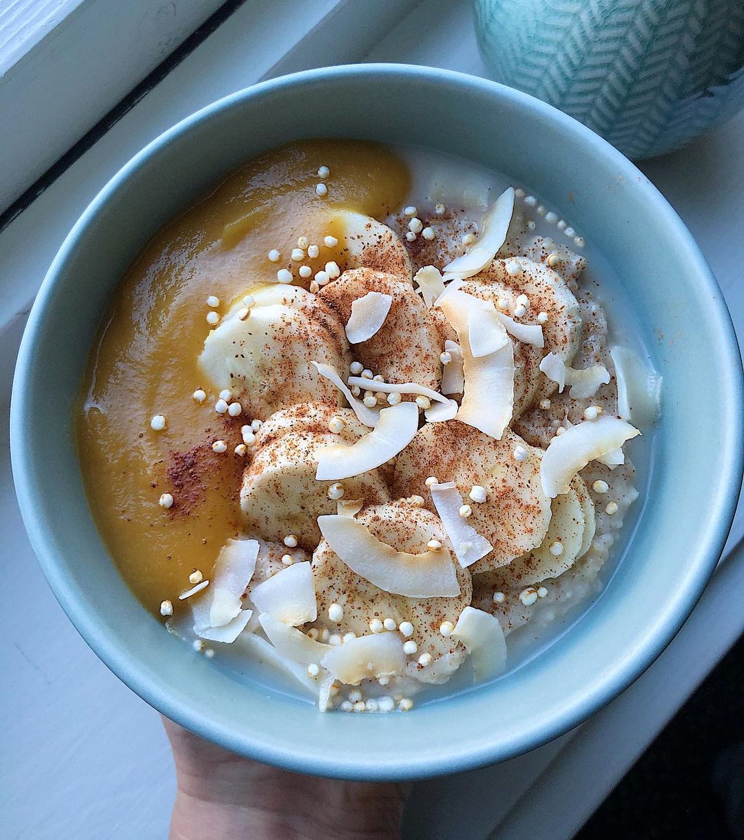 Tropical Coconut Steel Cut Oats Breakfast