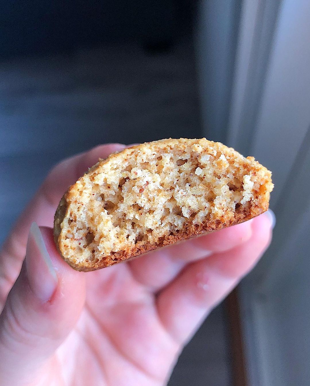 Fluffy Crusty Cinnamon Almond Cookies