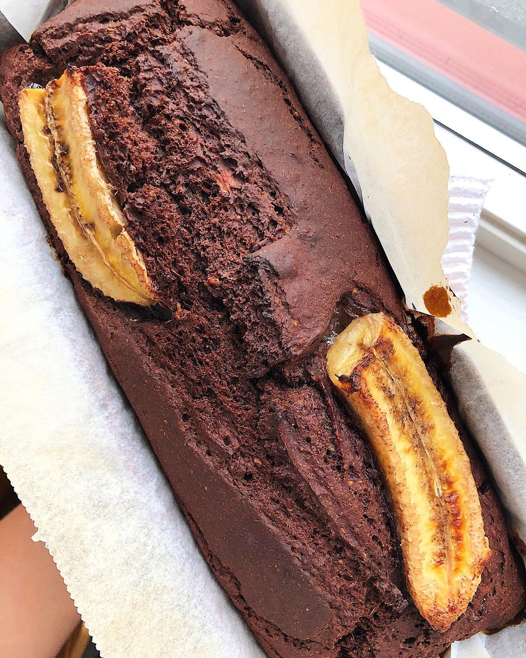 Tasty Vegan Cacao Banana Bread